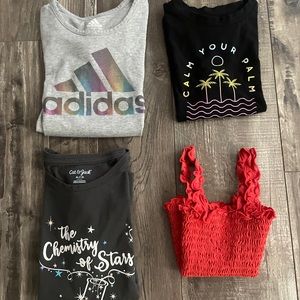 Bundle of 4 tops for girls